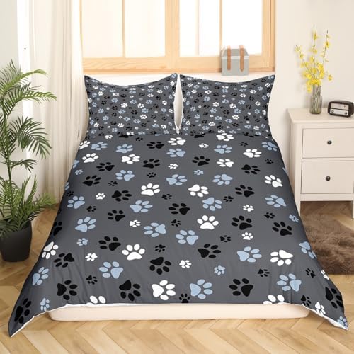 Feelyou Kawaii Dog Duvet Cover Set 3Pcs