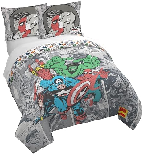 Jay Franco Marvel Duvet Cover Set 3 Piece Kids Bedding