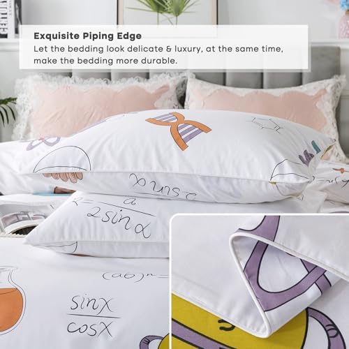 Lemfux Science Themed Kids Duvet Cover Set