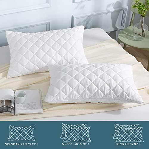 UNILIBRA Waterproof Pillow Protector Quilted 21x27