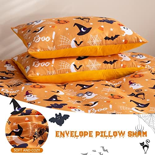 Luxudecor Halloween Duvet Cover Set Twin Size