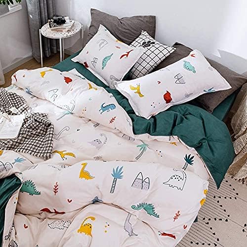 Feelyou Dinosaur Duvet Cover Set for Kids