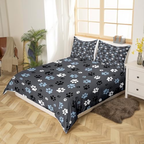 Feelyou Kawaii Dog Duvet Cover Set 3Pcs