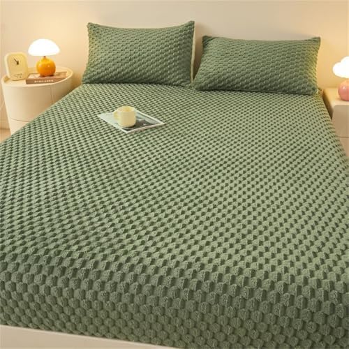 BYHIP Mattress Protector with 11 Deep Pocket and Flannel Fit