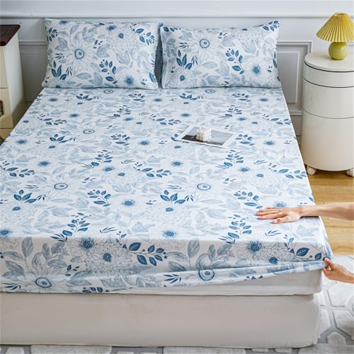 BYHIP Waterproof Mattress Protector with Deep Pocket for Kids Teenager Bedroom