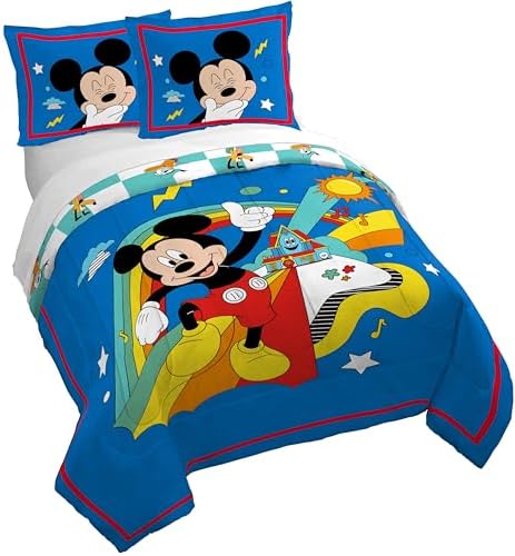 Jay Franco Duvet Cover Set Mickey Mouse Queen Size 3 Piece