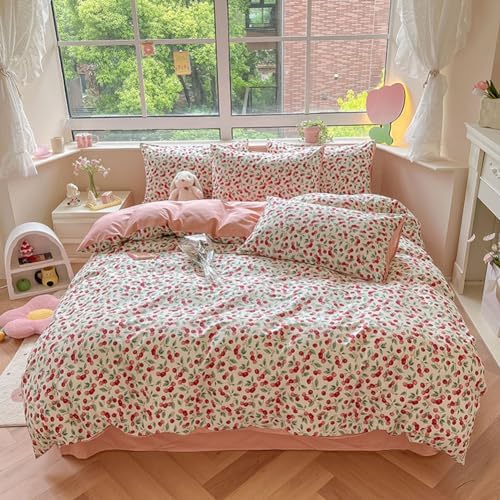 BlueBlue Cherry Kids Duvet Cover Set Queen 1