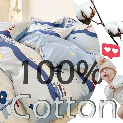MorroMorn 3PCS Twin Duvet Cover Set for Kids