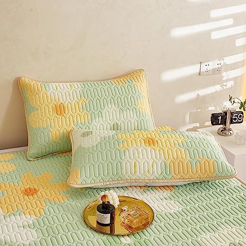 FCLDESHOP Cool Silk Latex Mattress Protector 1