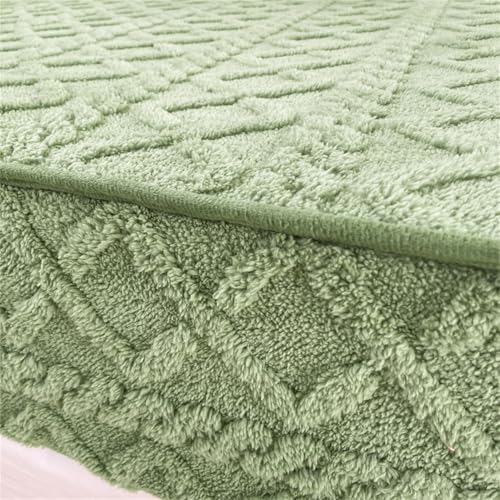 BYHIP Flannel Velvet Bed Sheet - Twin XL 11 Deep Pocket Soft and Breathable