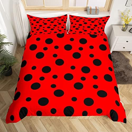 Castle Fairy Ladybug Duvet Cover Set Queen Size