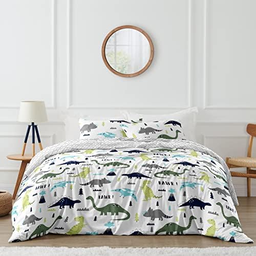 Sweet Jojo Designs Dinosaur Duvet Cover Set 3pc