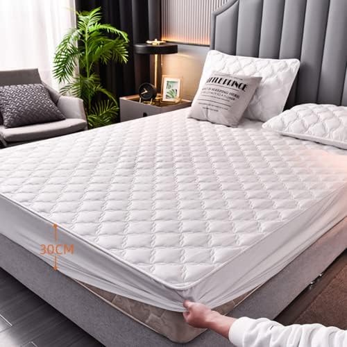 FCLDESHOP Breathable Mattress Pad Cover