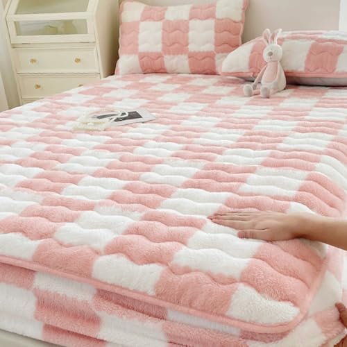 Velvet Mattress Protector with Non-Slip Design for Comfortable Sleep