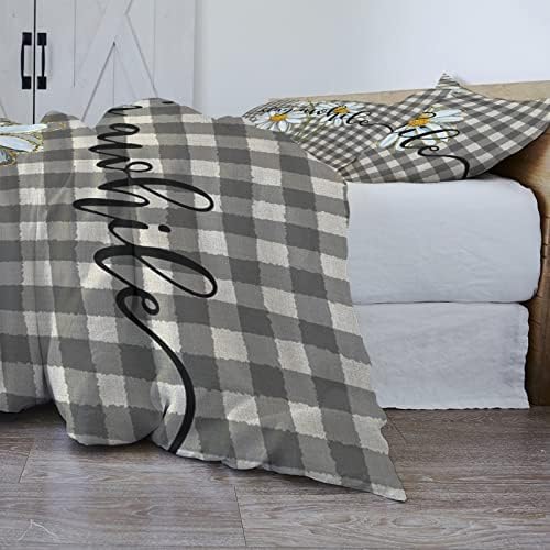OComster California King Duvet Cover Set with 2 Pillowcases