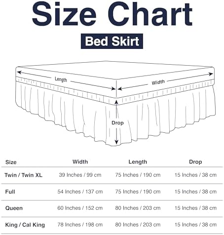 Casual Living Ruffled Bed Skirt for Twin XL Grey