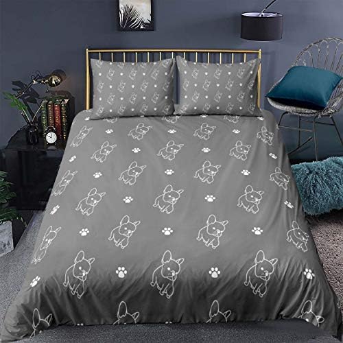 Feelyou Dog Duvet Cover Set Queen