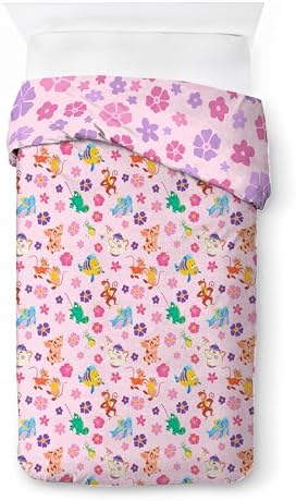 Jay Franco Disney Princess Duvet Cover Set Twin Pink