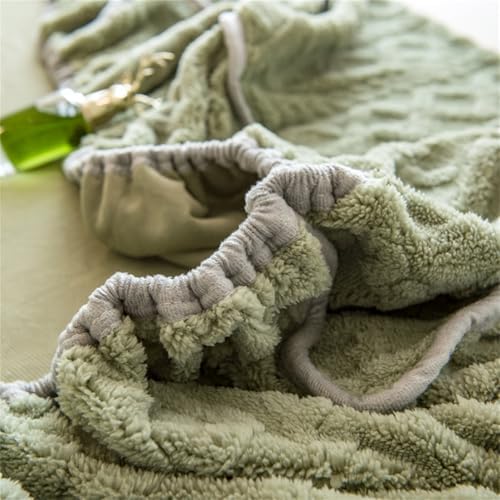 BYHIP Velvet Fitted Sheet Mattress Protector