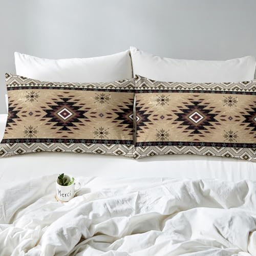 Feelyou Boho Twin Duvet Cover Set with Zipper