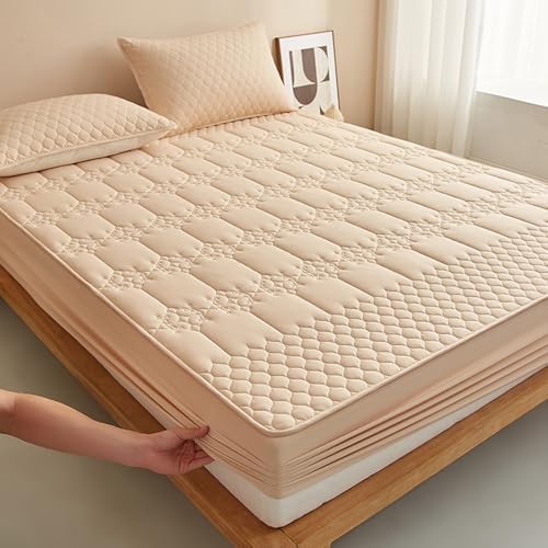 LDLCYCN Mattress Protector Pad Queen King 15M18M