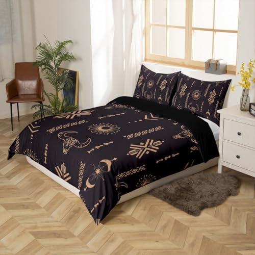 Feelyou Western Aztec Duvet Cover Set 3Pcs