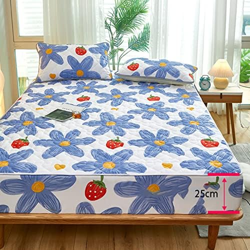 FCLDESHOP Waterproof Mattress Pad 180x200cm 1