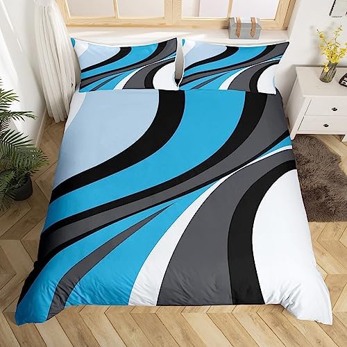 Erosebridal Boys Geometric Duvet Cover Set