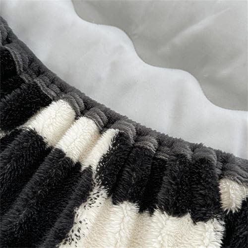 Velvet Flannel Bed Sheet with Deep Pocket for King Mattress