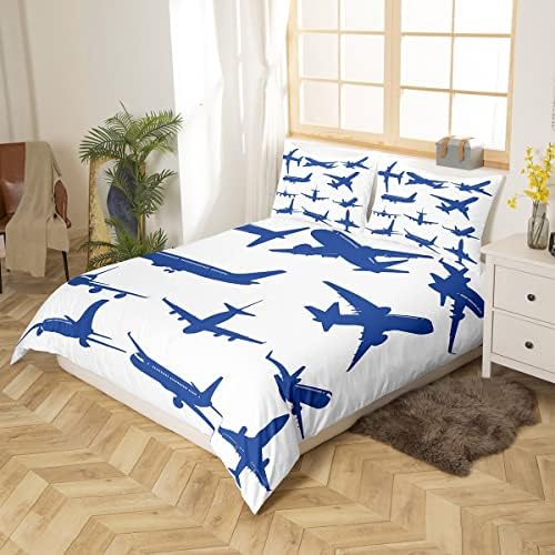 Feelyou Queen Size Duvet Cover Set with Pillow Cases