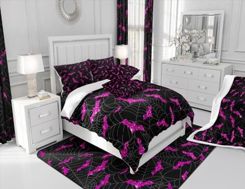 Castle Fairy Halloween Duvet Cover Set Queen Size