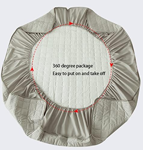 FCLDESHOP Breathable Mattress Pad Cover 1
