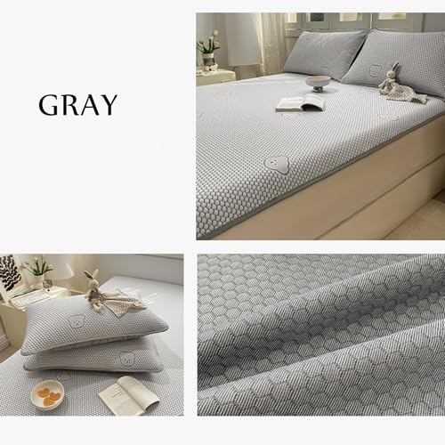 LDLCYCN Cooling Mattress Protector Pad 120x200cm 2pcs Queen Size