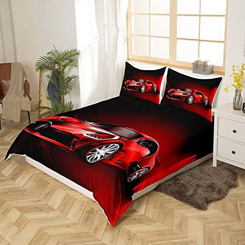Feelyou Sports Car Duvet Cover Set for Kids
