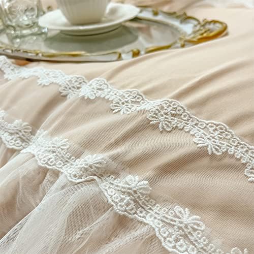SOUKECHY Queen Duvet Cover Set with Bow