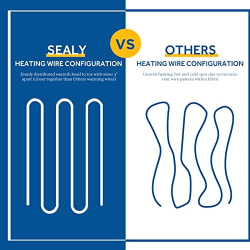 Sealy Heated Mattress Pad with 10 Heat Settings