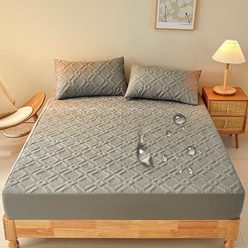 Waterproof Mattress Protector Queen Size 2-12In Deep