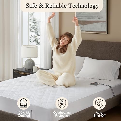 Beautyrest Heated Mattress Pad with 20 Heat Settings