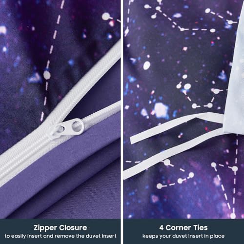 Wake In Cloud Constellation Duvet Cover Set Queen Size