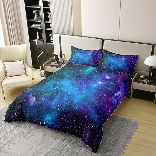 Erosebridal 100 Cotton Starry Sky Duvet Cover Set