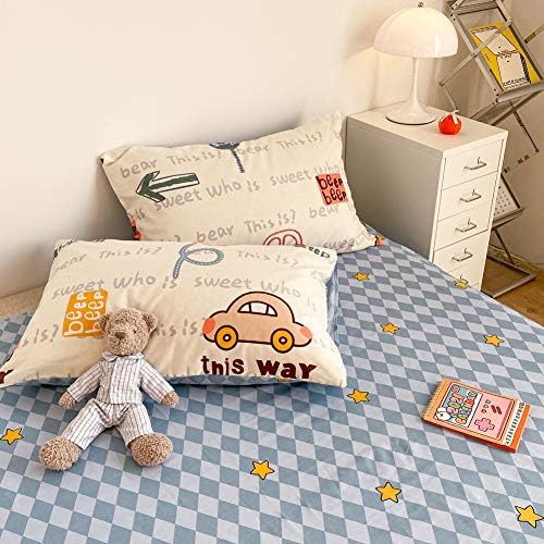 BlueBlue Kids Cartoon Duvet Cover Set Queen