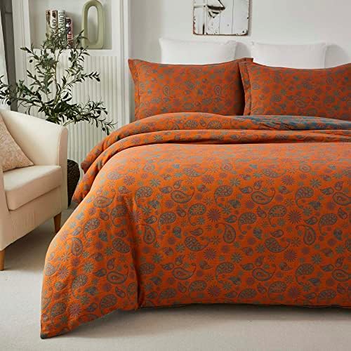 Softta Boho 3Pcs Duvet Cover Set Queen Size