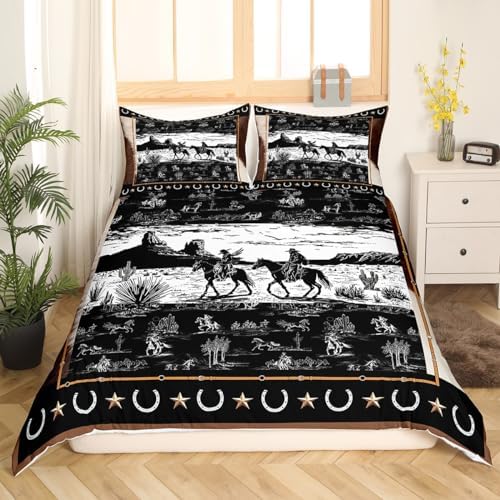 Feelyou Western Aztec Duvet Cover Set Full Size No Comforter