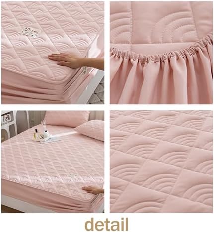 LDLCYCN Queen Size Mattress Protector with Soybean Fiber 1