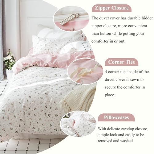 VClife Girl Floral Duvet Cover Set 1