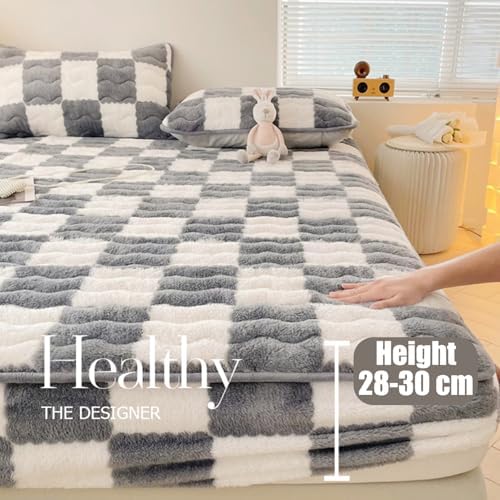 Velvet Mattress Protector with Non-Slip Design for Comfortable Sleep