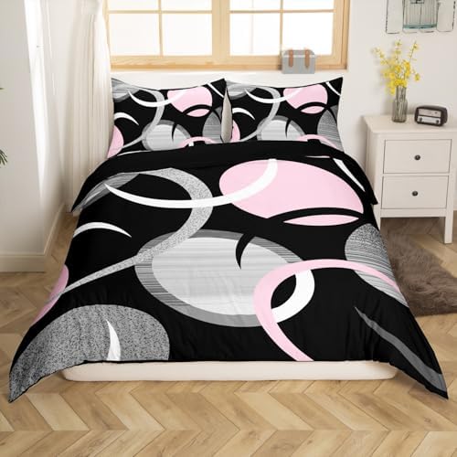 Feelyou Modern Geometric Duvet Cover Set