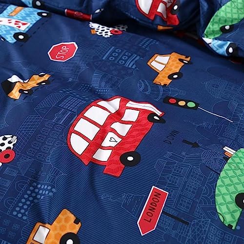 MAG 3Pcs Car Zipper Duvet Cover Set