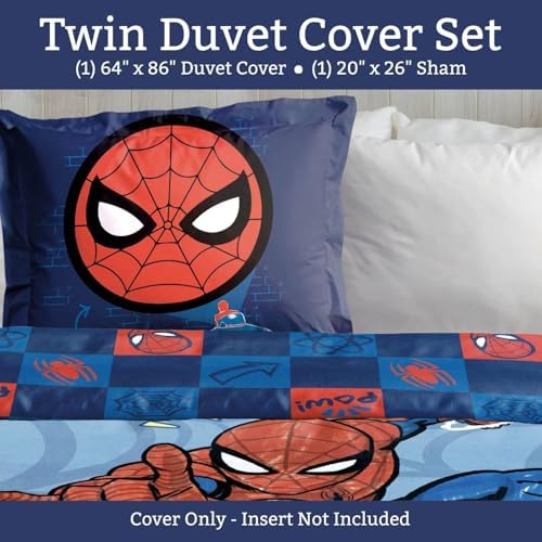 Jay Franco Duvet Cover Set Spiderman Twin 1