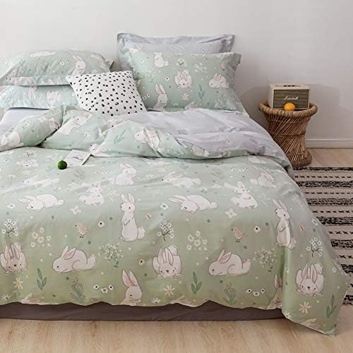 BlueBlue Rabbit Kids Duvet Cover Set Queen